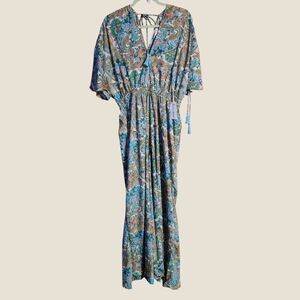 NWT Anthropologie Boemo Wide Jumpsuit Sz XL